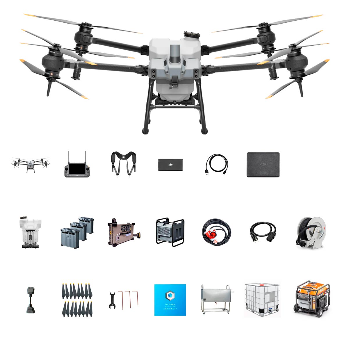 DJI Agras T40 Combo con 3 Baterias y Generador D12000iE