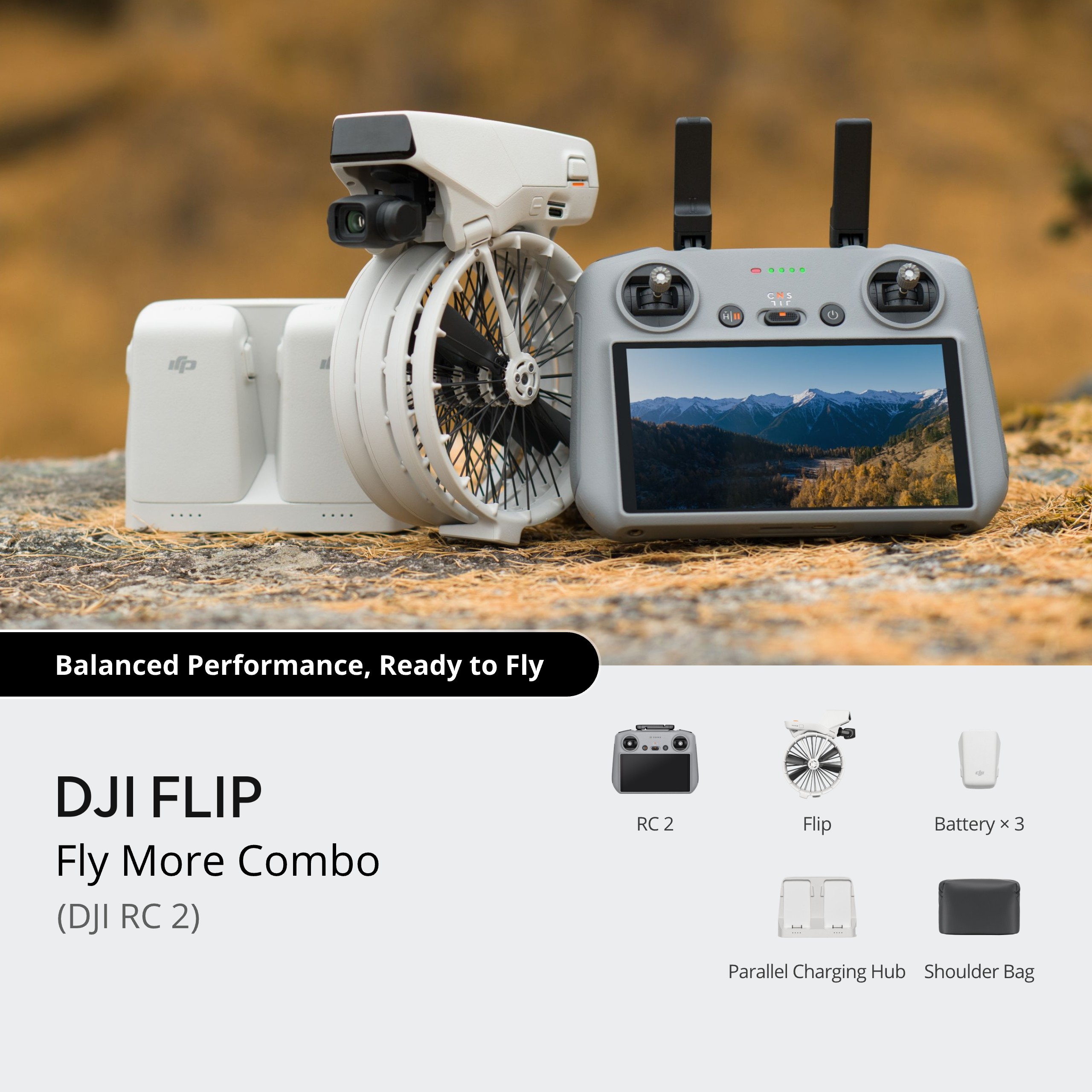 DJI Flip Fly More Combo (DJI RC 2) - Imagen 2