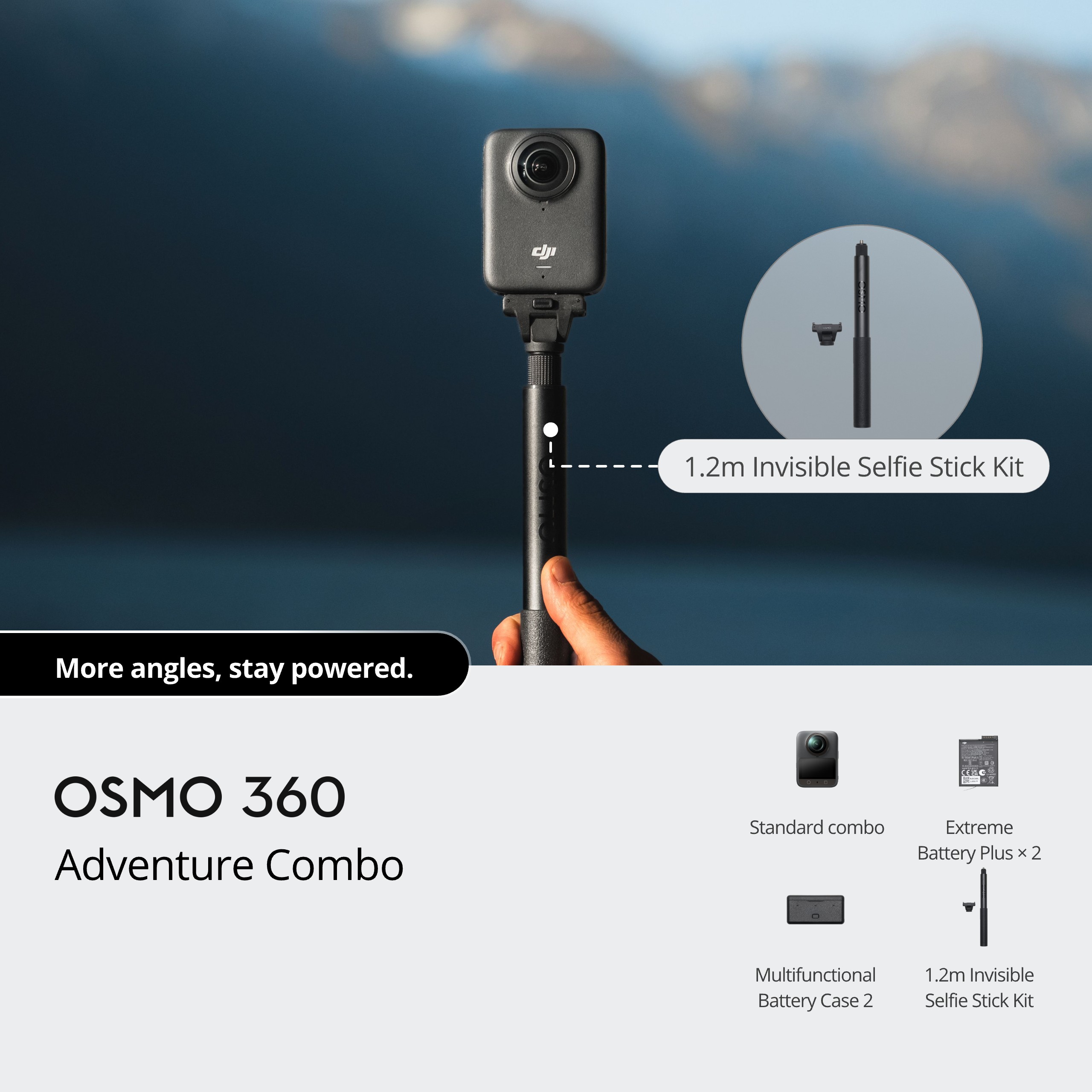 DJI Osmo 360 Adventure Combo - Imagen 2
