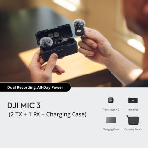 DJI Mic 3 (2 TX + 1 RX + Cargador)
