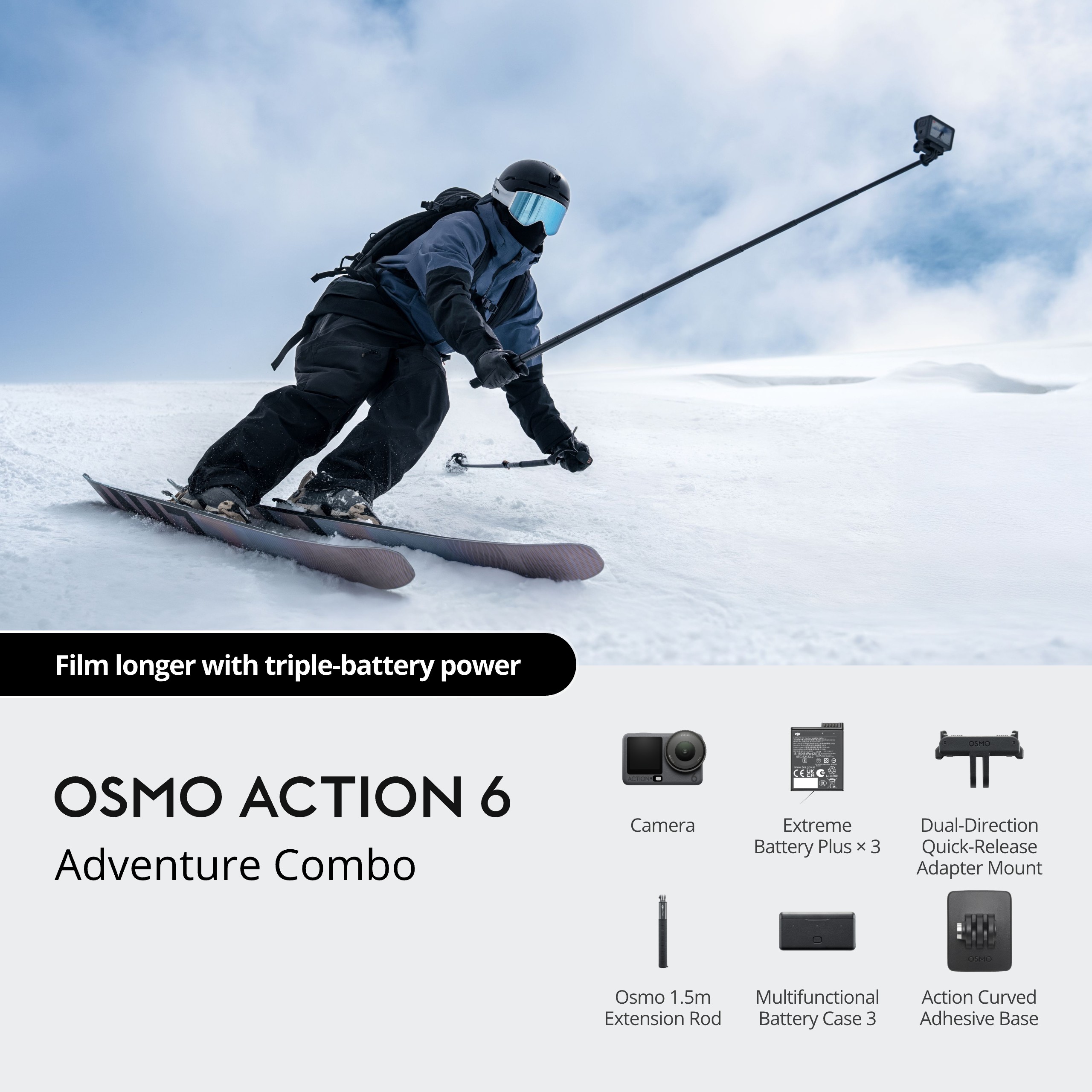 DJI Osmo Action 6 Adventure Combo - Imagen 2