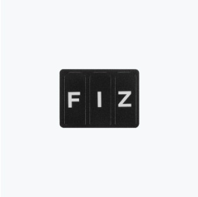 Set de pegatinas FIZ y logotipo DJI para organización del equipo - Prizma Drones