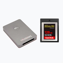 Lector de tarjetas y memoria de 128GB para almacenamiento de datos agrícolas - Prizma Drones
