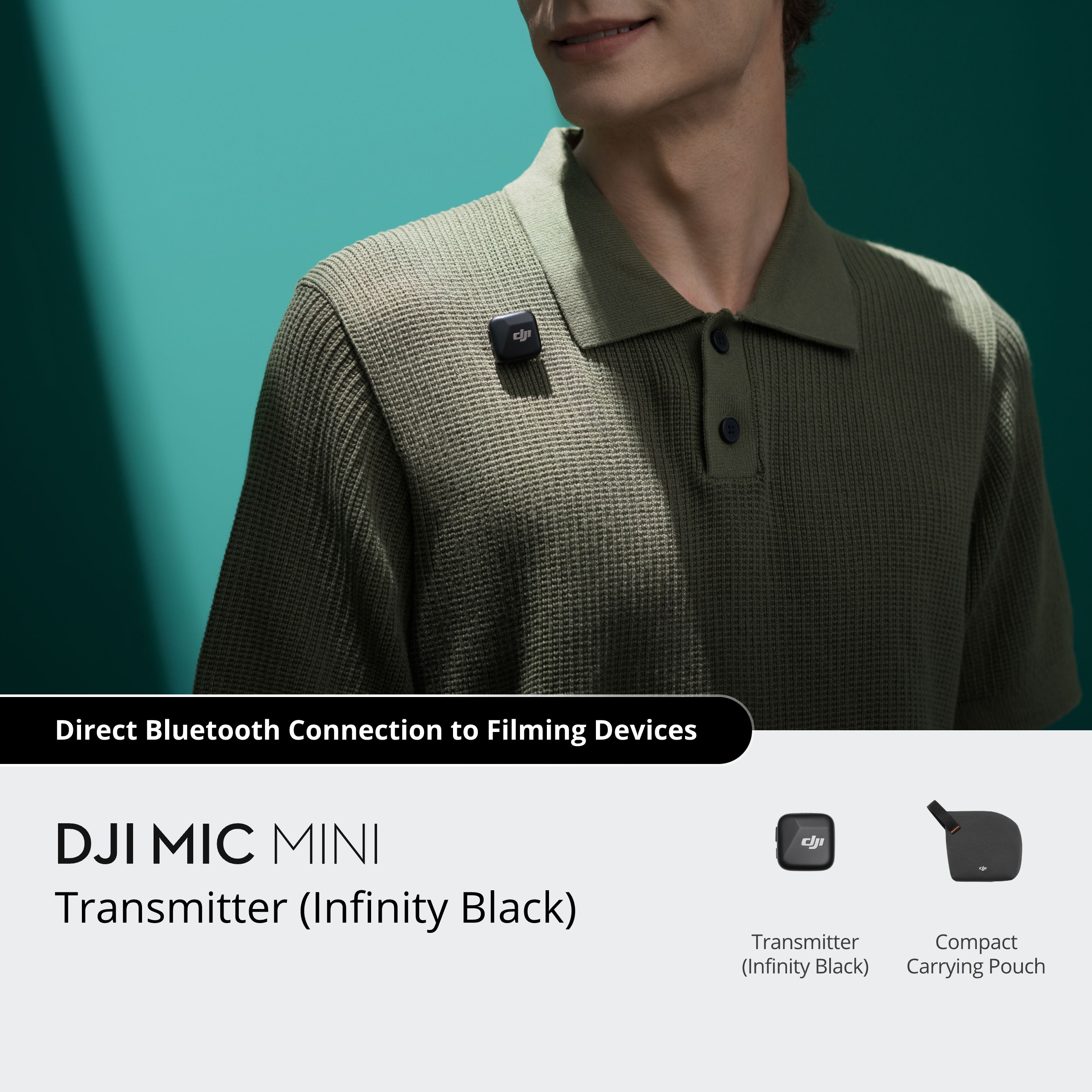 Transmisor DJI Mic Mini (Negro Infinito) - Imagen 2