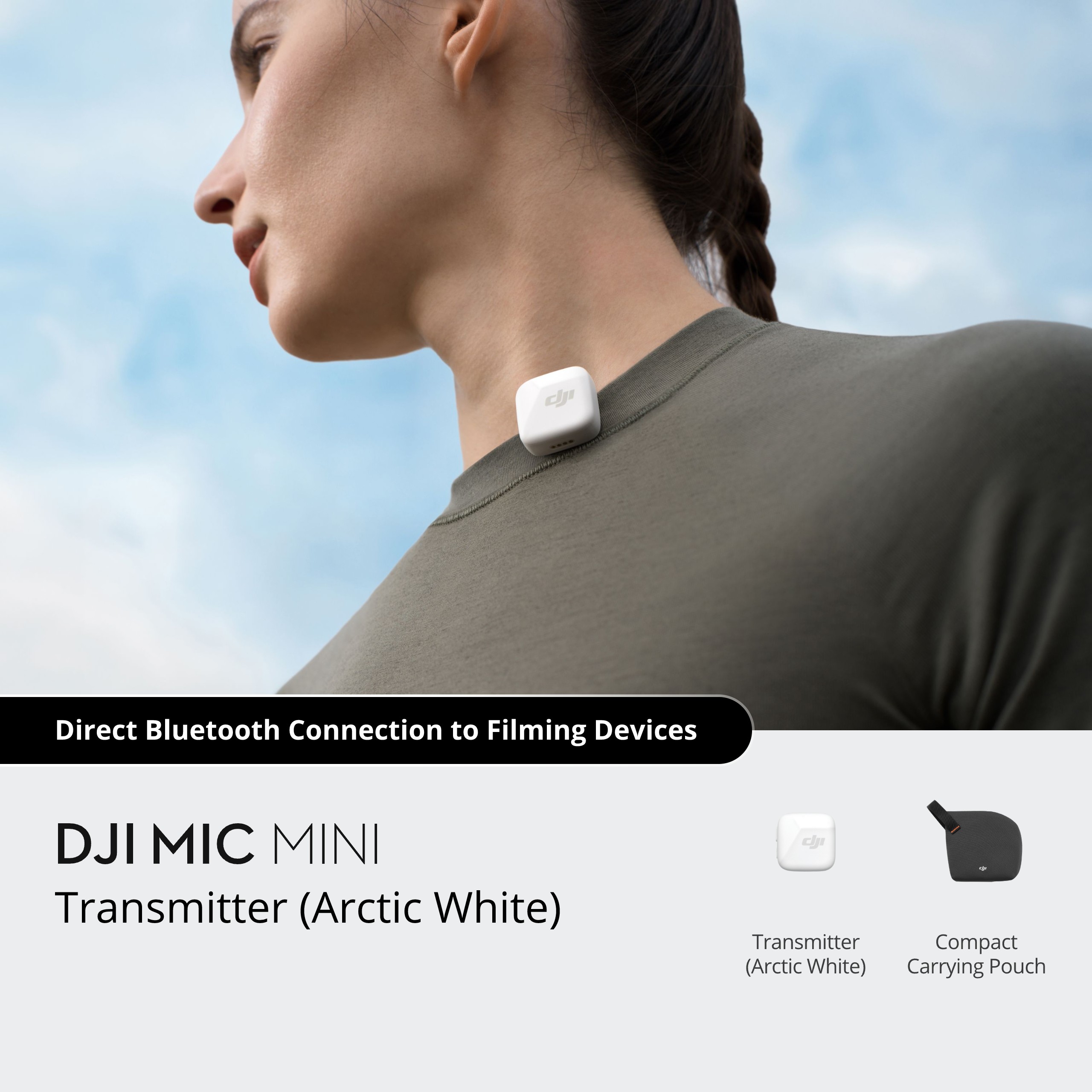 Transmisor DJI Mic Mini (blanco ártico) - Imagen 2