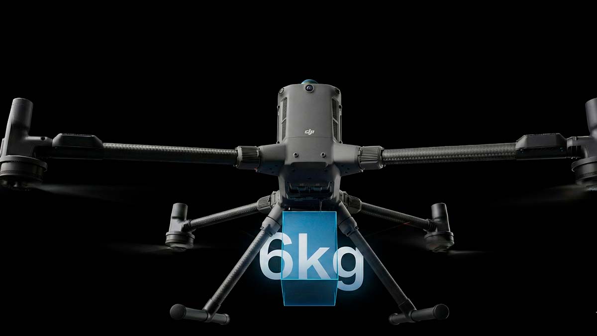 Capacidad de carga del DJI Matrice 400