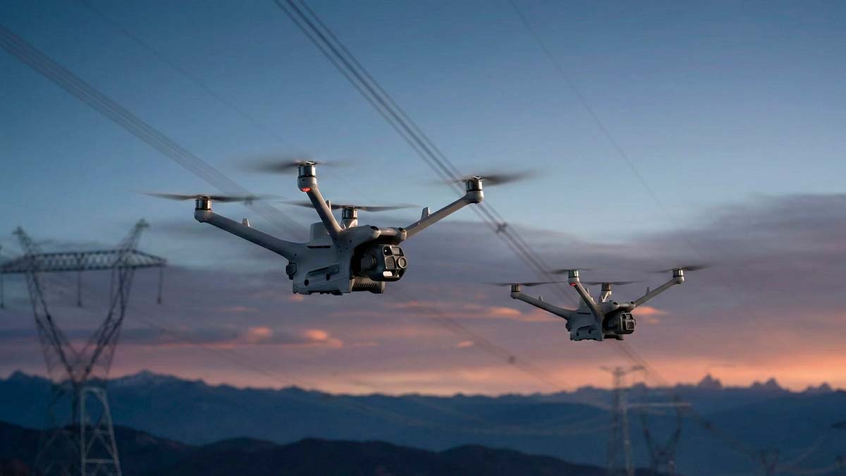 Vuelo Extendido y Protección IP55 – DJI Matrice 4D