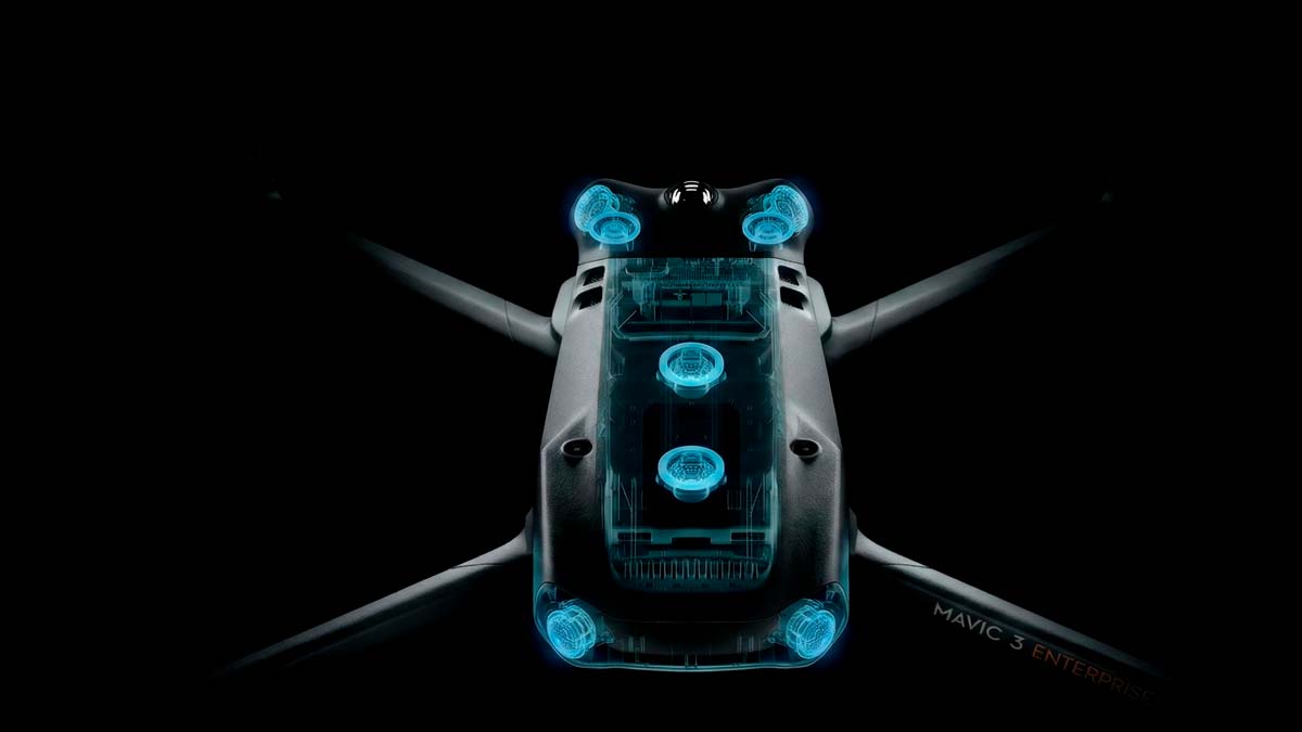 DJI Mavic 3 Thermal detección omnidireccional APAS 5.0