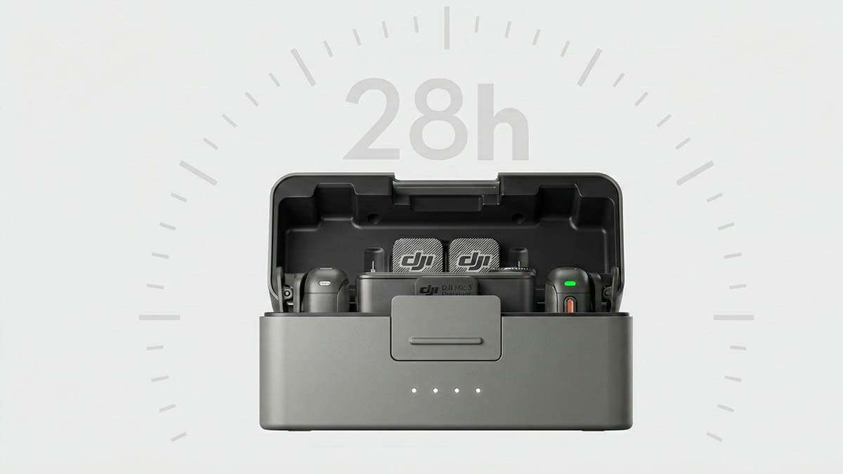 DJI Mic 3 - Batería extendida y carga rápida