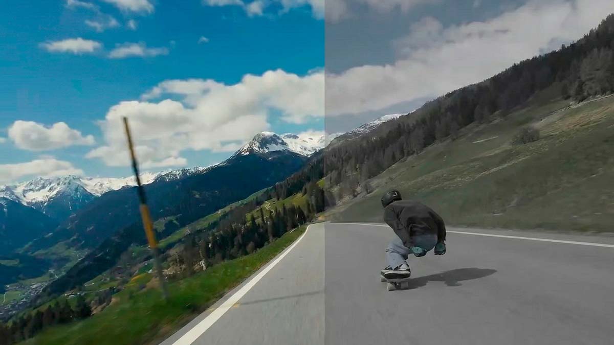 DJI Osmo Action 4 - 10 bits y D-Log M
