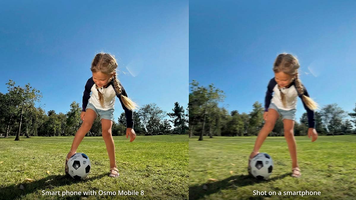 Estabilización 3 ejes DJI Osmo Mobile 8