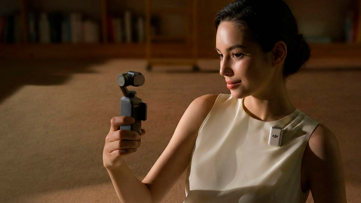 DJI OsmoAudio conexión directa DJI Osmo Pocket 3