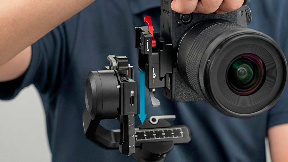 Disparo vertical nativo DJI RS 3 Mini