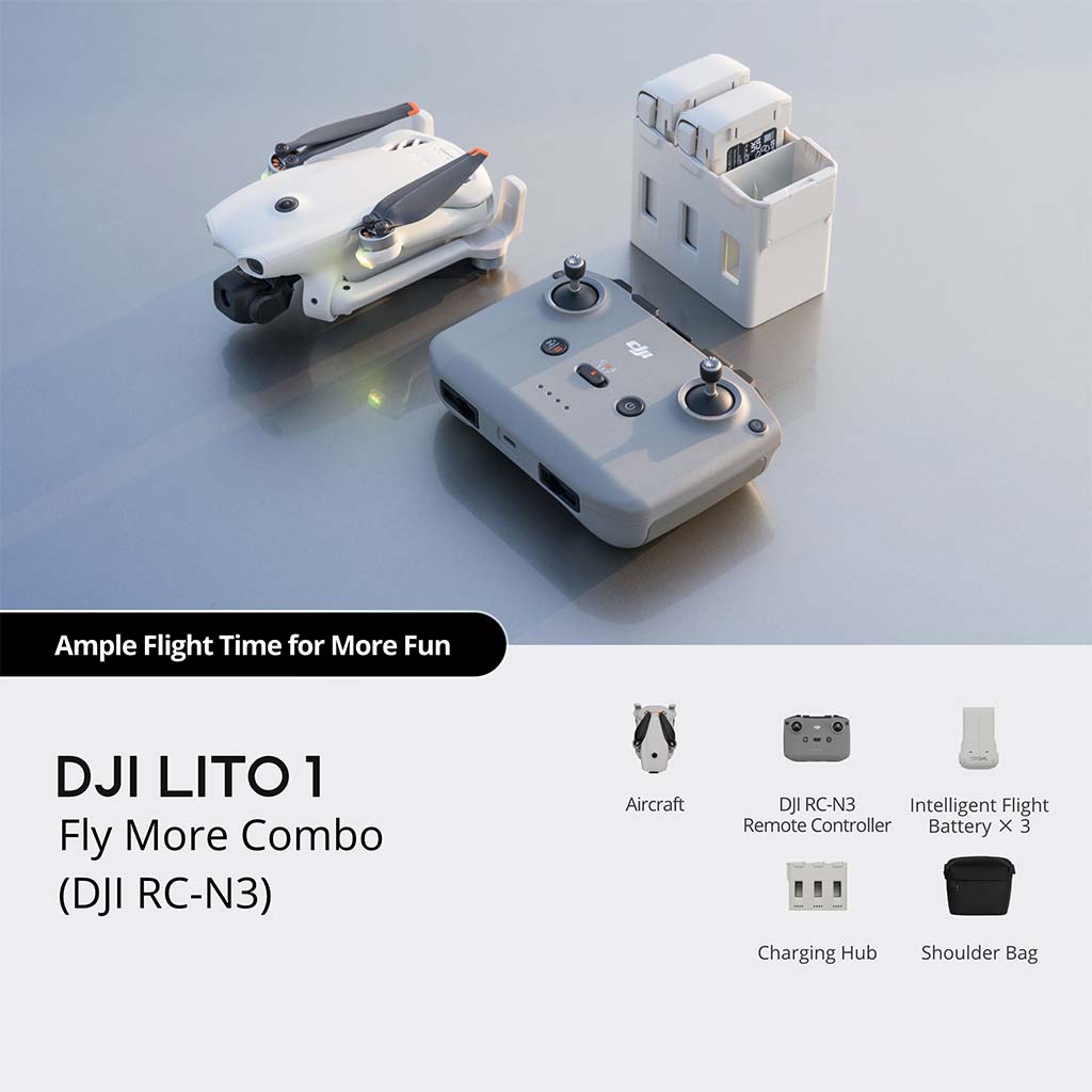 DJI Lito 1 Fly More Combo (DJI RC-N3) - Imagen 2