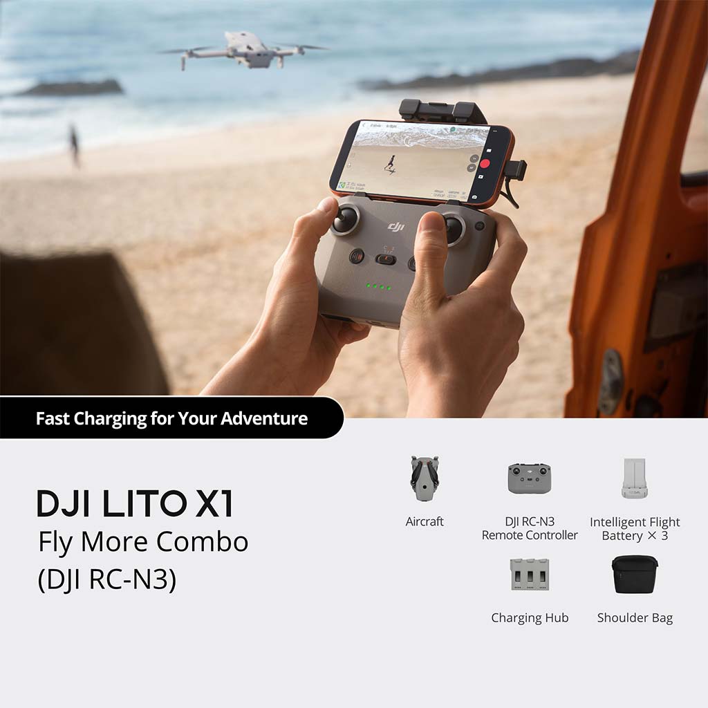 DJI Lito X1 Fly More Combo (DJI RC-N3) - Imagen 2
