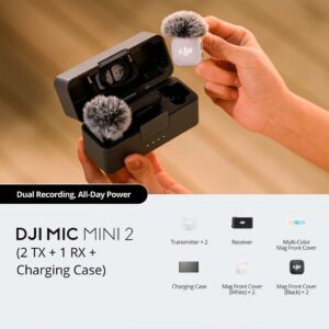 DJI Mic Mini 2 (2 TX + 1 RX + Cargador)