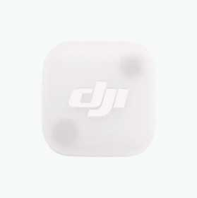 Tapa frontal magnética blanca para DJI Mic Mini 2 – personalización y estilo para el transmisor – Prizma Drones Perú