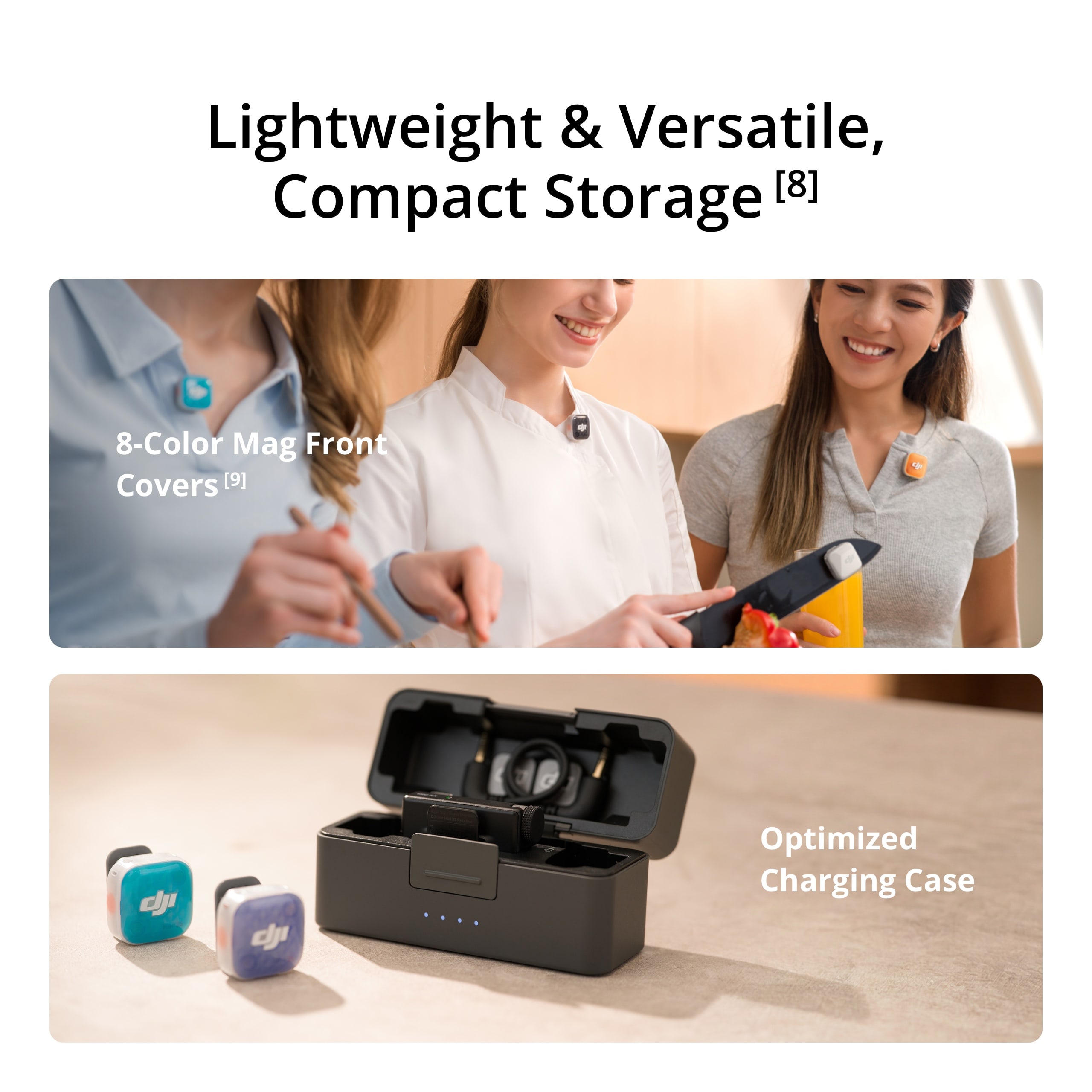 DJI Mic Mini 2S (2 TX + 1 RX + Charging Case) - Imagen 5