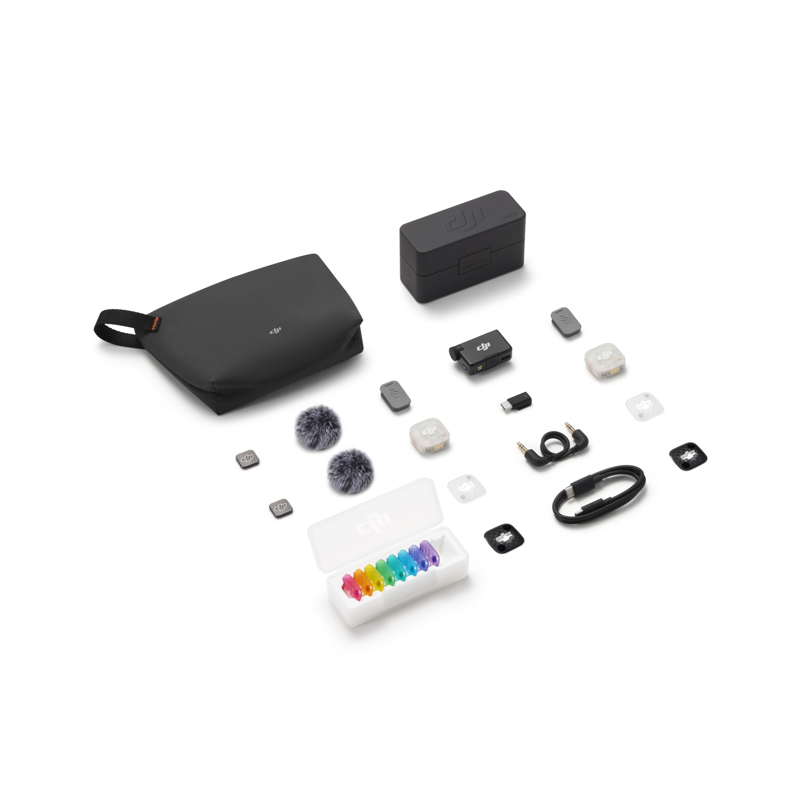 DJI Mic Mini 2S (2 TX + 1 RX + Charging Case) - Imagen 2