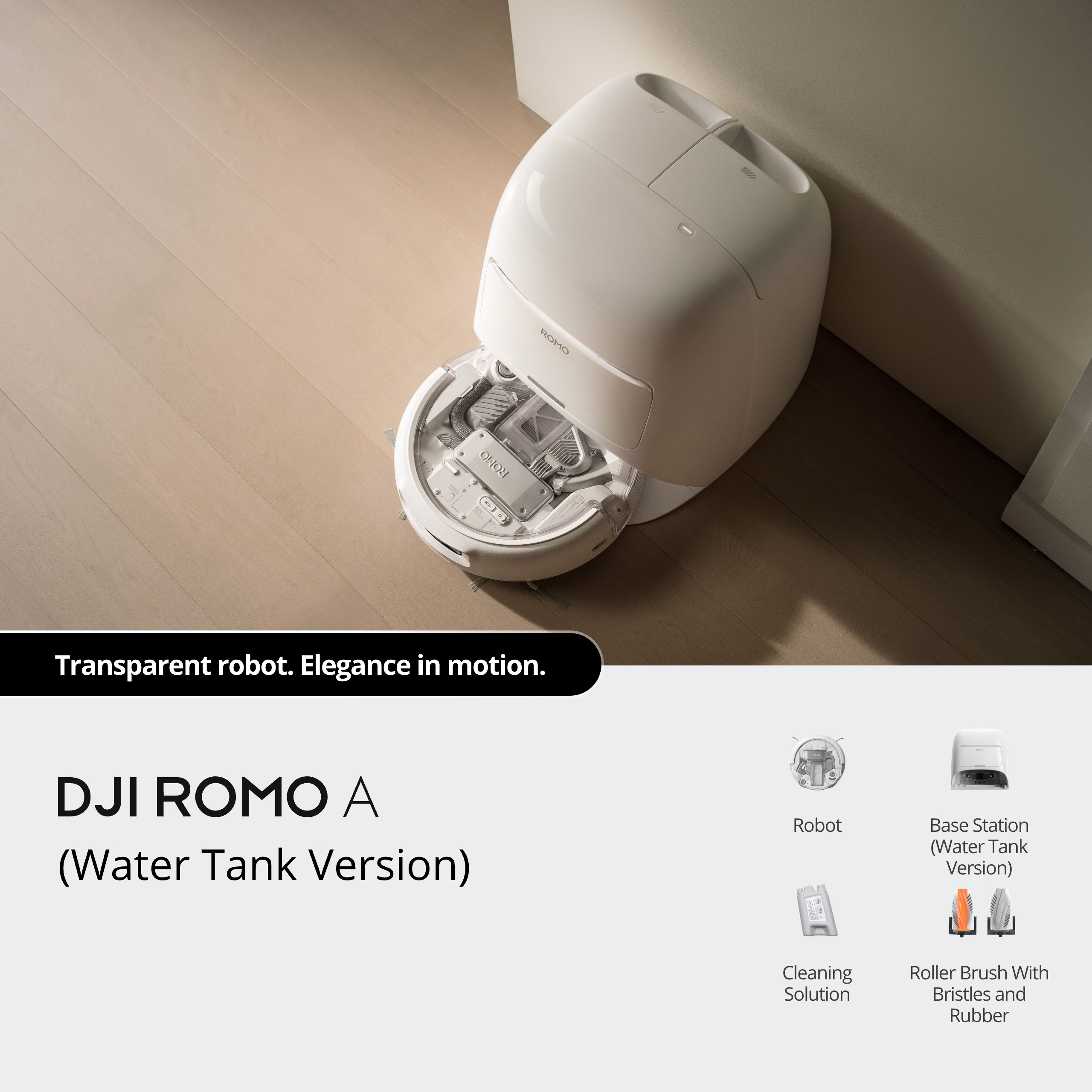 Robot Aspirador DJI ROMO A (Water Tank Version) - Imagen 2