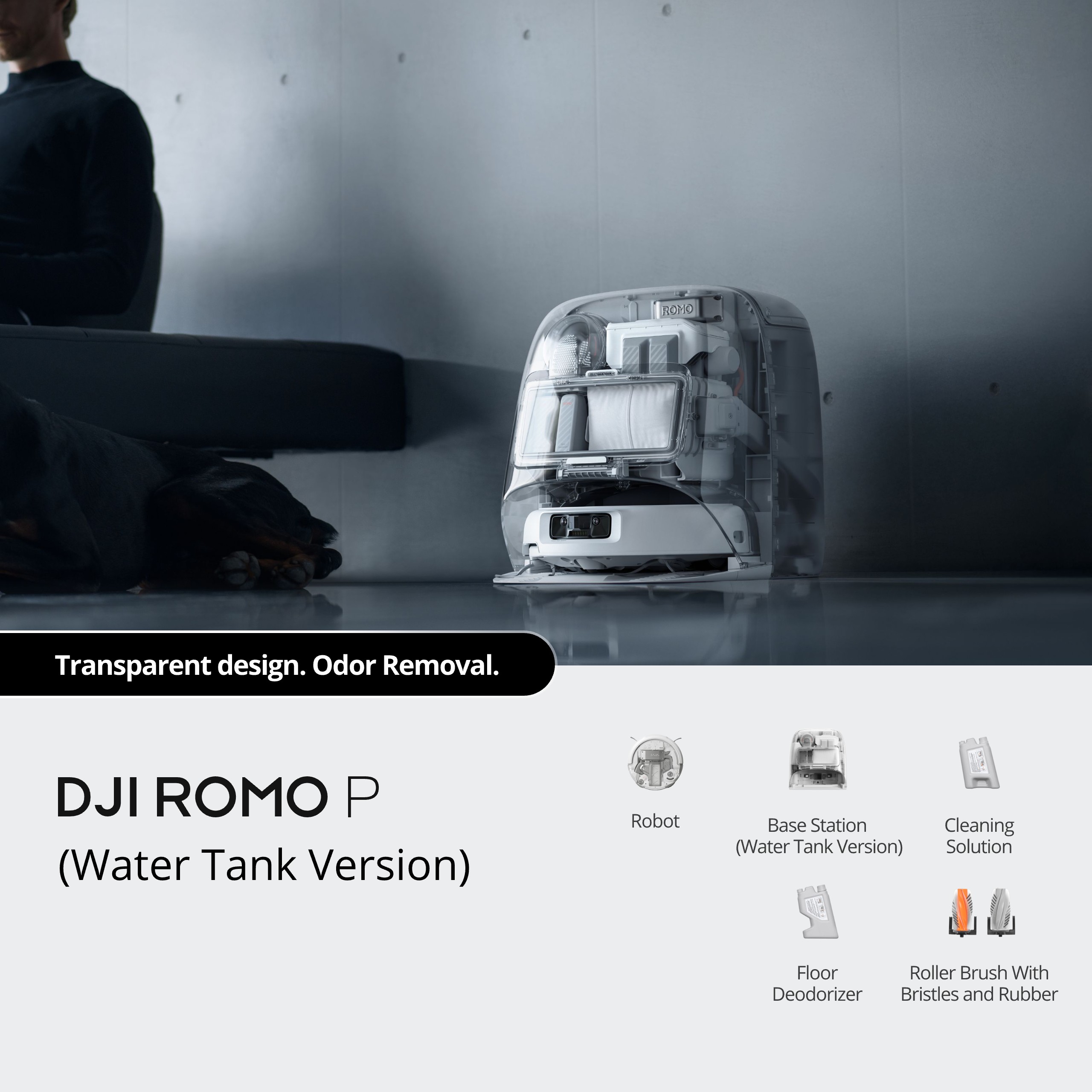 Robot Aspirador DJI ROMO P (Water Tank Version) - Imagen 2