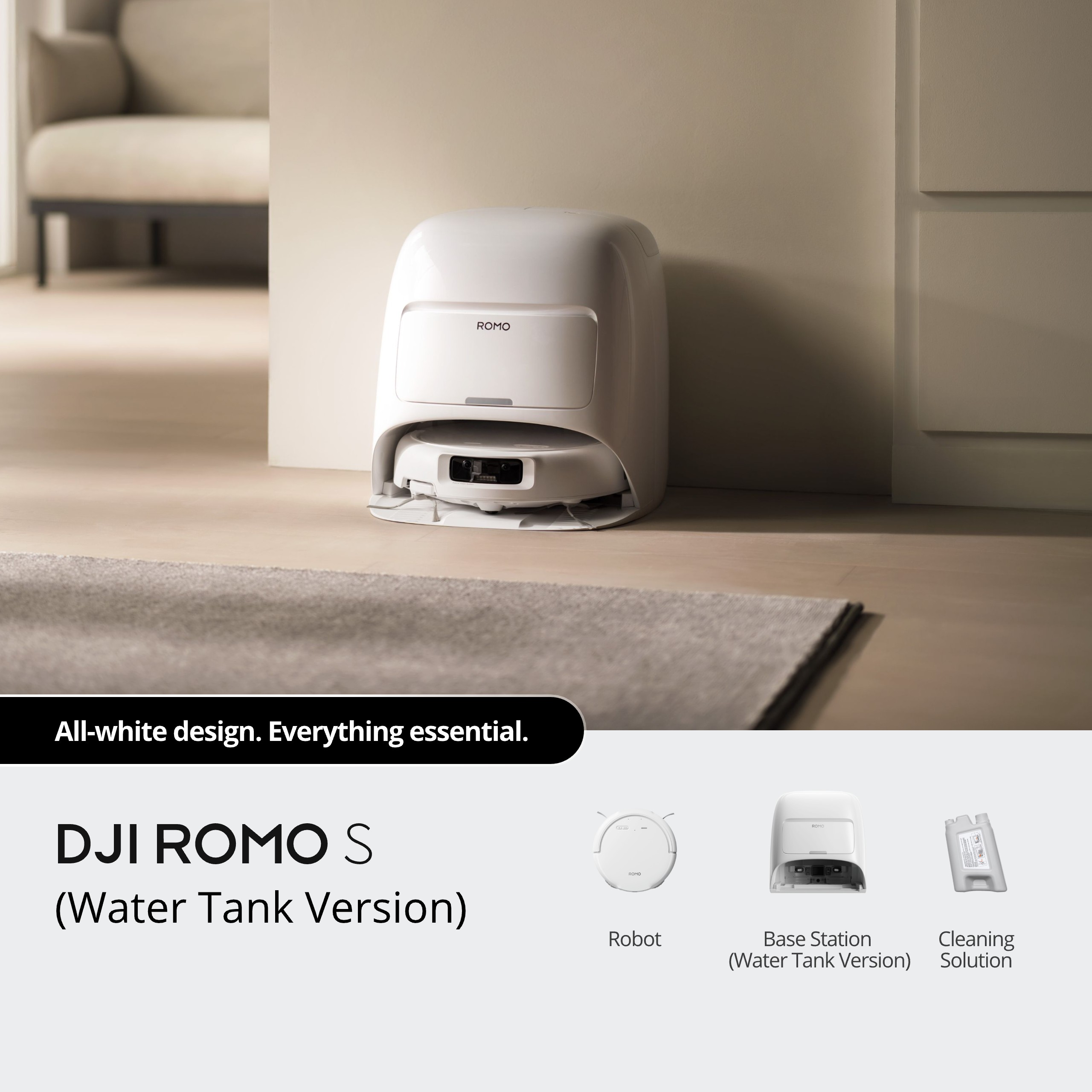 Robot Aspirador DJI ROMO S (Water Tank Version) - Imagen 2